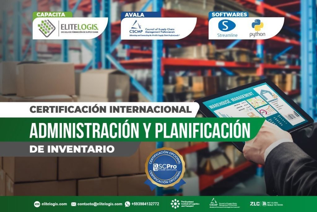 Certificación Internacional Administración y Planeación de Inventarios (CSCMPINV – OCT2024)