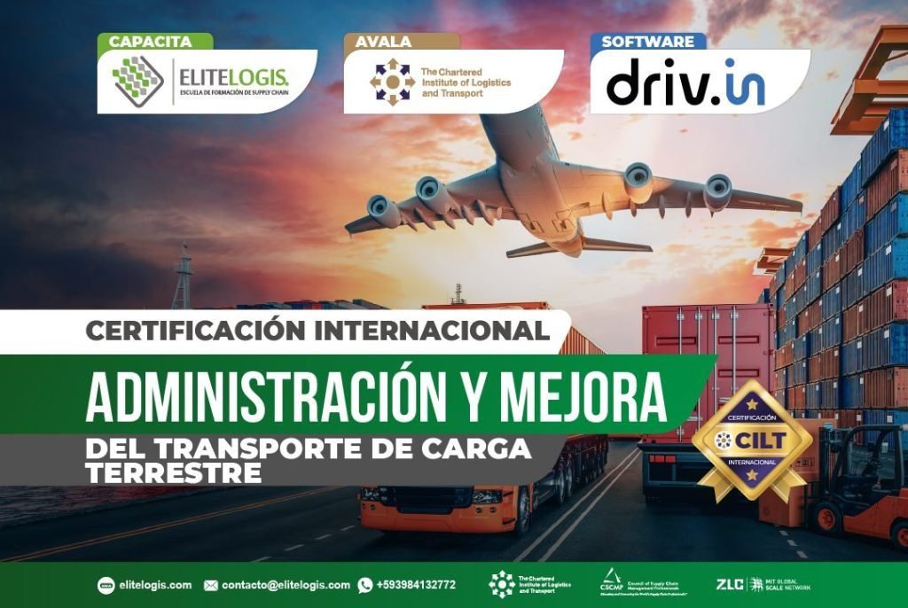 Certificación Internacional Administración y Mejora del Transporte de Carga Terrestre (C)