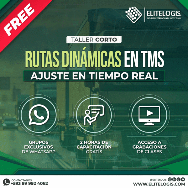 Taller Gratuito - Rutas Dinámicas en TMS: Ajuste en Tiempo Real